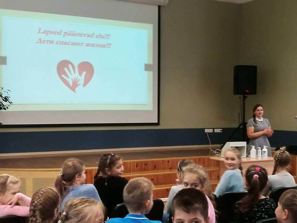 Проект от SA Narva Haigla "Дети спасают жизни"